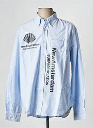 Chemise manches longues bleu NEW AMSTERDAM SURF ASSOCIATION homme