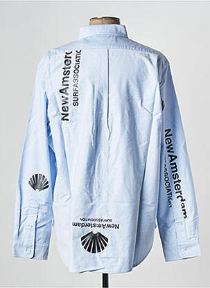 Chemise manches longues bleu NEW AMSTERDAM SURF ASSOCIATION homme