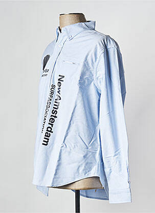 Chemise manches longues bleu NEW AMSTERDAM SURF ASSOCIATION homme