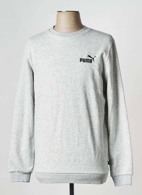 Sweat-shirt gris PUMA pour homme