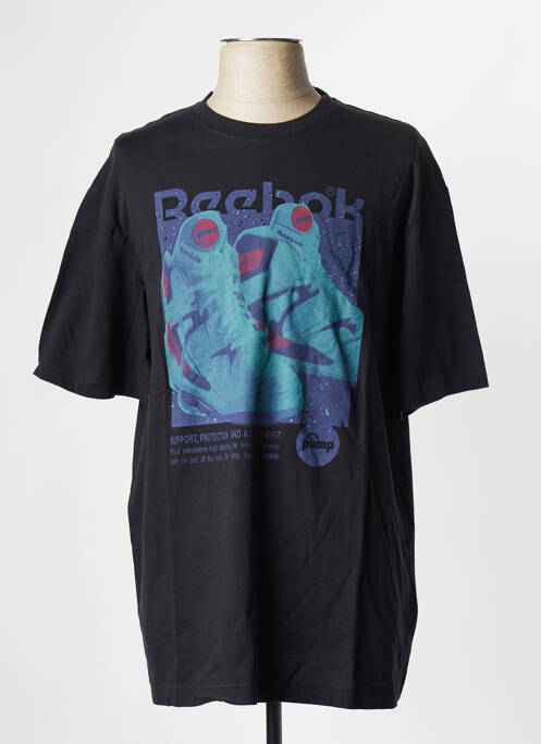 T-shirt noir REEBOK pour homme