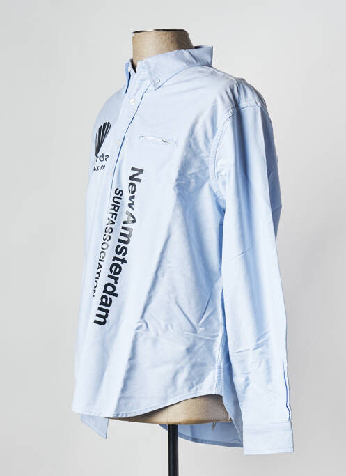 Chemise manches longues bleu NEW AMSTERDAM SURF ASSOCIATION pour homme