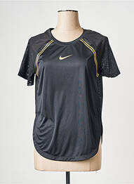 T-shirt col rond noir NIKE femme