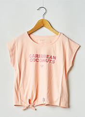 T-shirt orange ROXY pour fille seconde vue