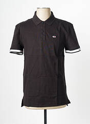 Polo noir TOMMY HILFIGER pour homme seconde vue