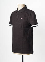 Polo noir TOMMY HILFIGER pour homme seconde vue