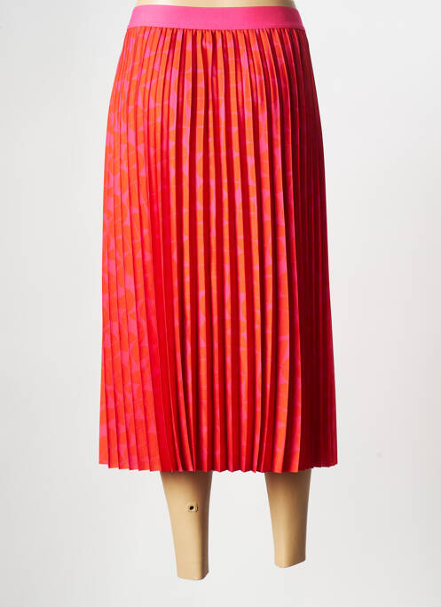 Jupe mi-longue orange CAROLL femme