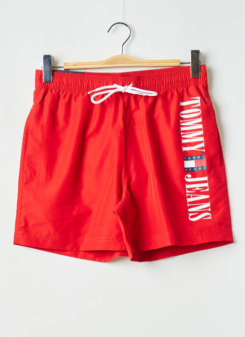 Short de bain rouge TOMMY HILFIGER pour homme