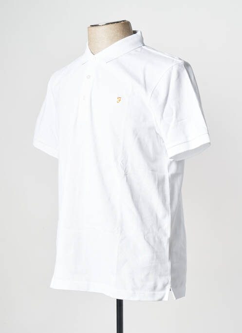 Polo blanc FARAH pour homme