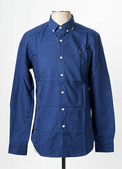 Chemise manches longues bleu FARAH pour homme seconde vue