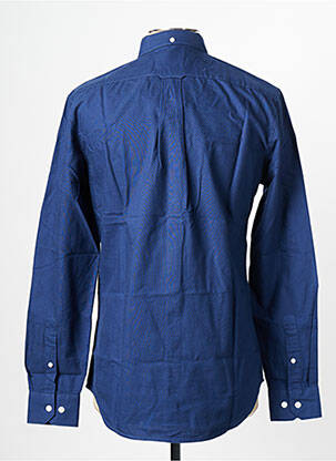 Chemise manches longues bleu FARAH homme