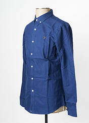Chemise manches longues bleu FARAH pour homme seconde vue