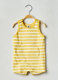 Combishort col rond jaune PETIT BATEAU garcon