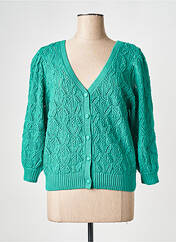 Gilet manches courtes vert SUNCOO pour femme seconde vue