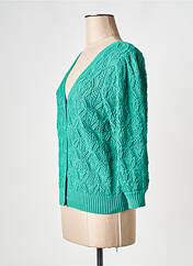 Gilet manches courtes vert SUNCOO pour femme seconde vue