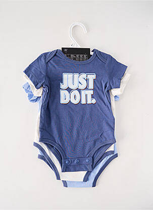 Body lingerie col rond violet NIKE garcon