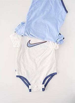 Body lingerie col rond violet NIKE garcon
