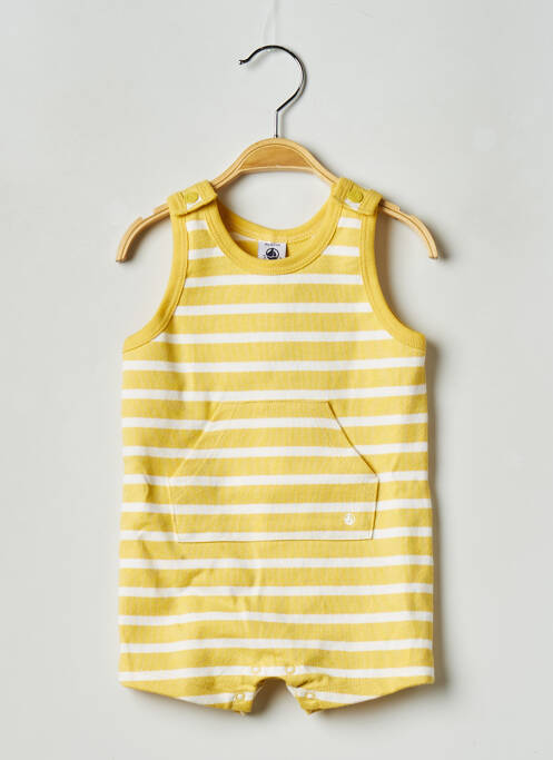 Combishort jaune PETIT BATEAU pour garçon