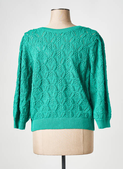 Gilet manches courtes vert SUNCOO pour femme