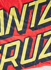 Serviette de plage rouge SANTA CRUZ pour homme seconde vue