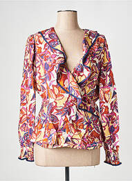 Top col v violet ATELIER REVE femme