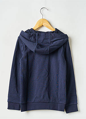 Sweat-shirt à capuche col rond bleu ADIDAS garcon