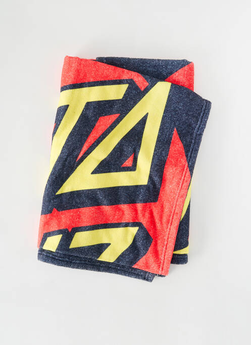 Serviette de plage rouge SANTA CRUZ pour homme