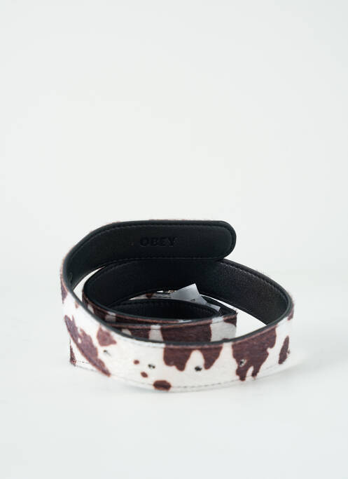 Ceinture marron OBEY pour homme