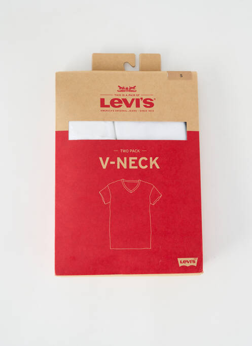 T-shirt blanc LEVIS pour homme