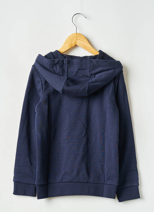 Sweat-shirt à capuche bleu ADIDAS pour garçon