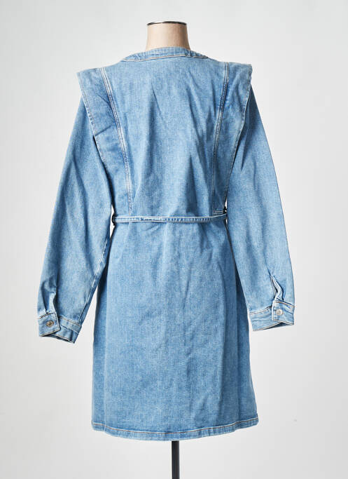 Robe courte bleu SELECTED pour femme