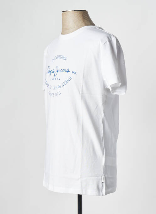T-shirt blanc PEPE JEANS pour homme