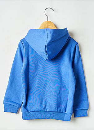Sweat-shirt à capuche col rond bleu PUMA garçon