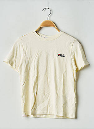 T-shirt col rond beige FILA enfant
