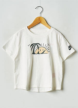 T-shirt blanc NIKE fille