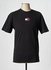 T-shirt noir TOMMY HILFIGER pour homme seconde vue
