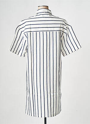 Robe mi-longue blanc THINKING MU femme