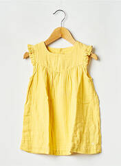 Robe mi-longue jaune PETIT BATEAU pour fille seconde vue