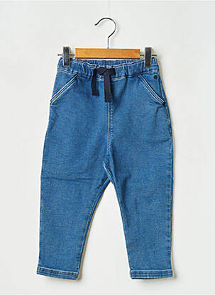 Pantalon slim bleu PETIT BATEAU fille