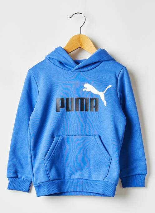 Sweat-shirt à capuche bleu PUMA pour garçon
