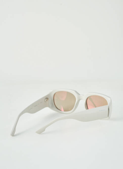 Lunettes de soleil blanc KOMONO pour femme