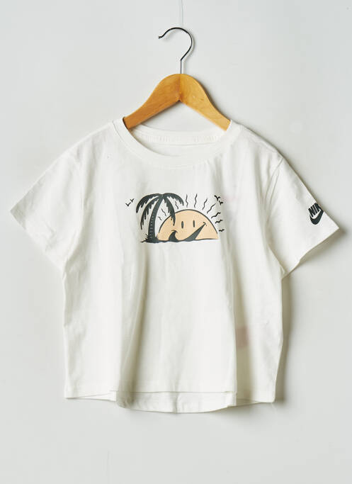 T-shirt blanc NIKE pour fille