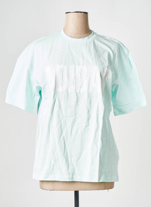T-shirt vert ADIDAS pour femme