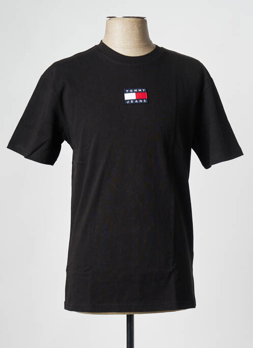 T-shirt noir TOMMY HILFIGER pour homme