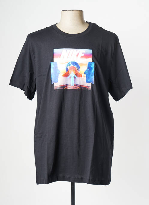 T-shirt noir NIKE pour homme