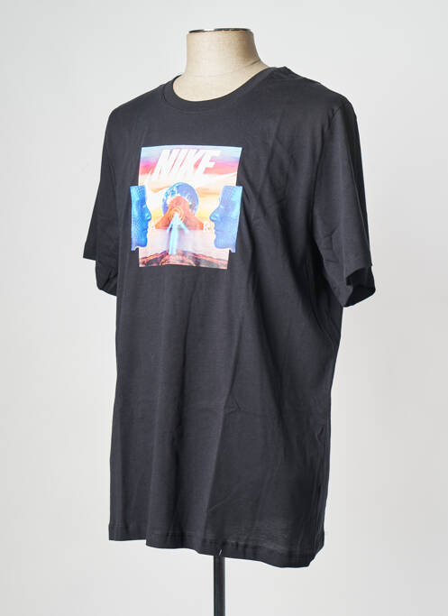 T-shirt noir NIKE homme