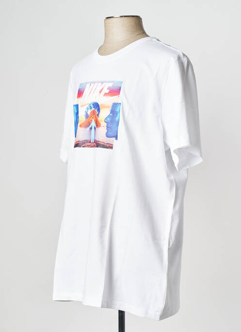 T-shirt blanc NIKE homme
