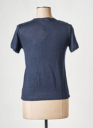 T-shirt col rond bleu PETIT BATEAU femme
