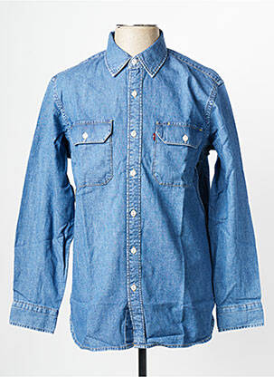 Chemise manches longues bleu LEVI'S homme