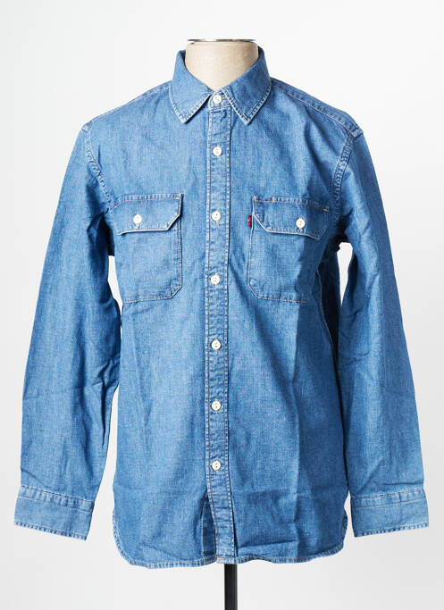 Chemise manches longues bleu LEVIS pour homme